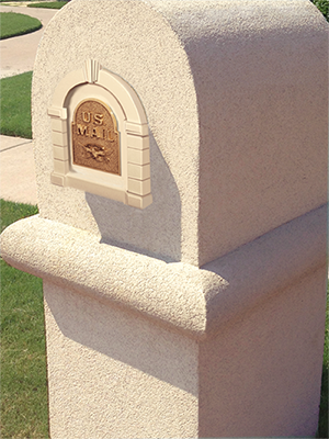 Arched-Stucco-Column-Mailbox-Repair